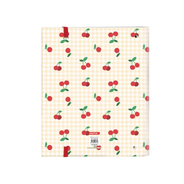 Carpeta Con Recambio 4 Anillas De 35 mm. A4 Safta Cherry 