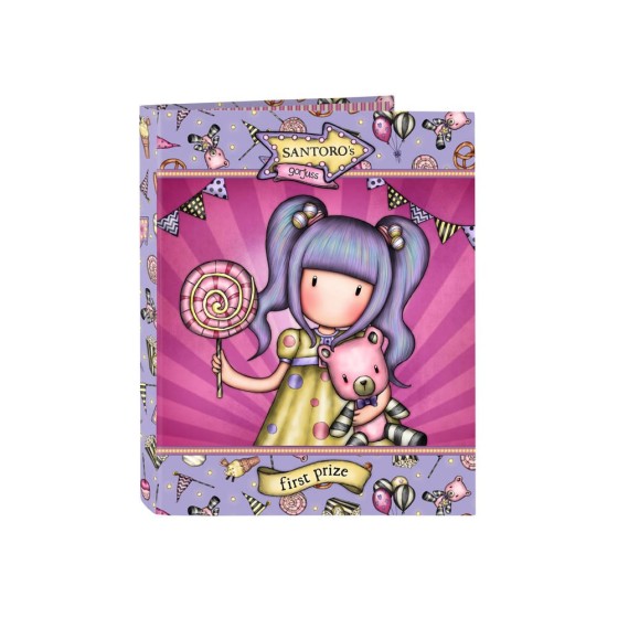 Carpeta Folio 4 Anillas Mixtas Gorjuss Fairground First Prize 