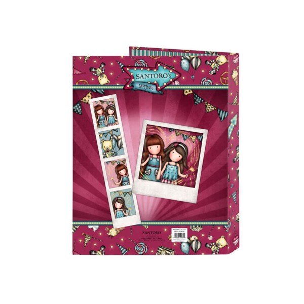 Carpeta Folio 4 Anillas Mixtas Gorjuss Fairground Fireworks 