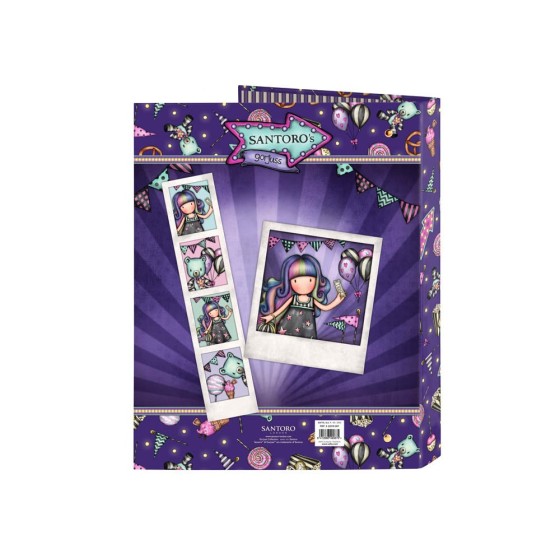 Carpeta Folio 4 Anillas Mixtas Gorjuss Fairground Up And Away 