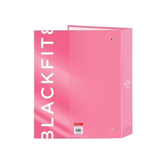 Carpeta Folio 4 Anillas 35 mm. Lomo Ancho Blackfit8 Glow Up 