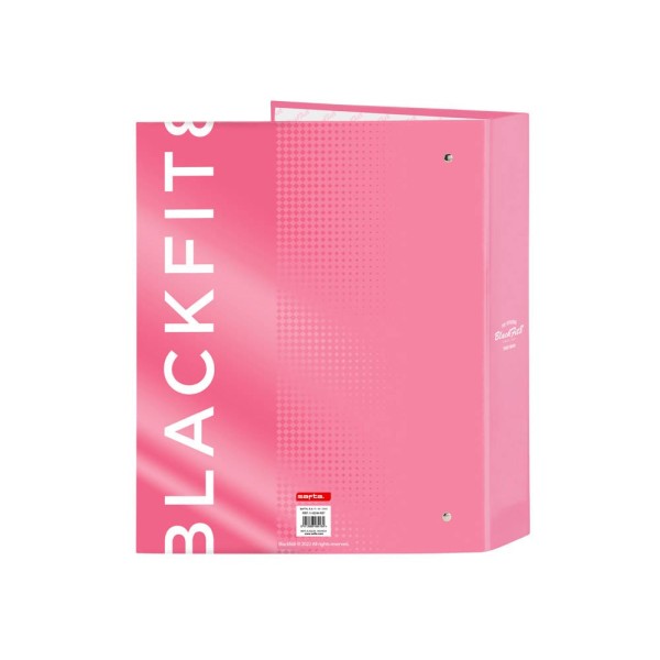 Carpeta Folio 4 Anillas 35 mm. Lomo Ancho Blackfit8 Glow Up 