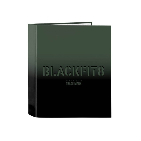 Carpeta Folio 4 Anillas 35 mm. Lomo Ancho Blackfit8 Gradient 