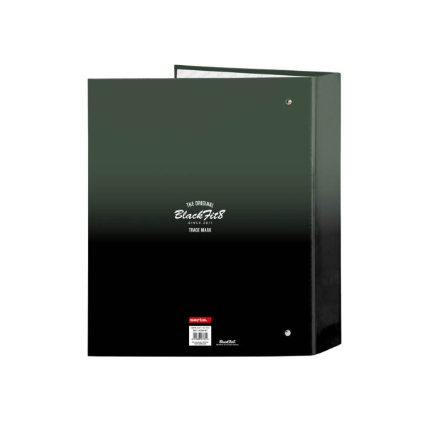 Carpeta Folio 4 Anillas 35 mm. Lomo Ancho Blackfit8 Gradient 