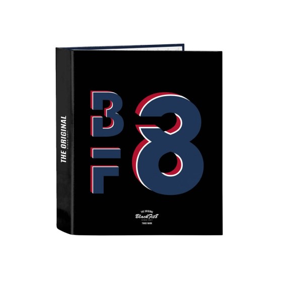 Carpeta Folio 4 Anillas 35 mm. Lomo Ancho Blackfit8 Urban 