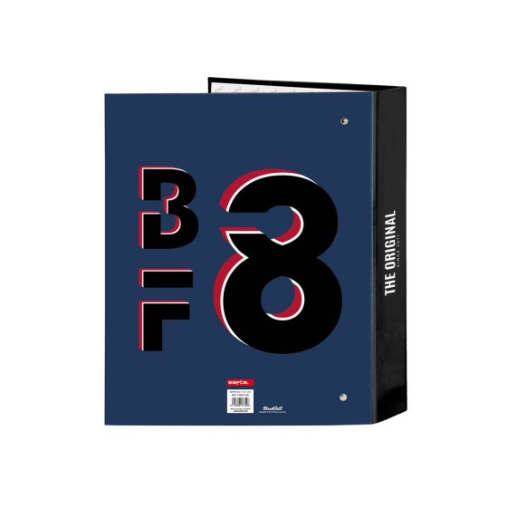 Carpeta Folio 4 Anillas 35 mm. Lomo Ancho Blackfit8 Urban 