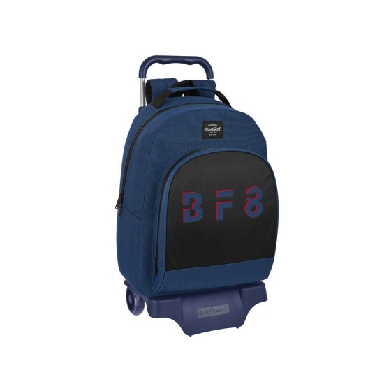 Mochila Escolar Con Carro Reciclado Blackfit8 Urban 32 x 42 x 15 cm.