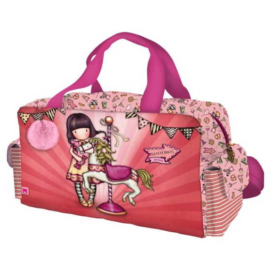 Bolsa Deporte Gorjuss Fairground Carousel 44 x 25 x 19 cm.