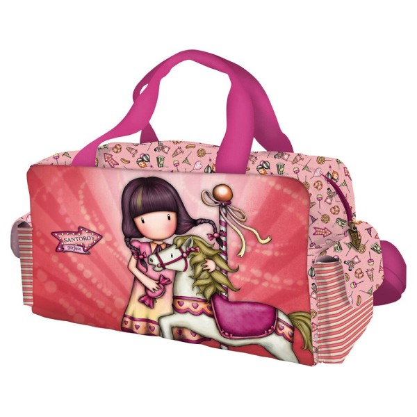 Bolsa Deporte Gorjuss Fairground Carousel 44 x 25 x 19 cm.