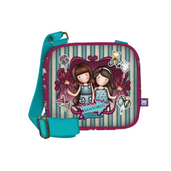 Mini Bandolera Cruzada Gorjuss Fairground Fireworks 16,5 x 15 x 6,5 cm.