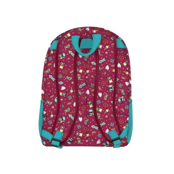 Mochila 2 Cremalleras Gorjuss Fairground Fireworks 31,5 x 40 x 22,5 cm.
