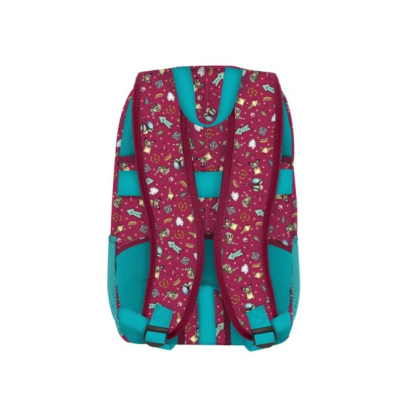Mochila 3 Cremalle. Adaptable a Carro Gorjuss Fairground Fireworks 29 x 45 x 17 cm.