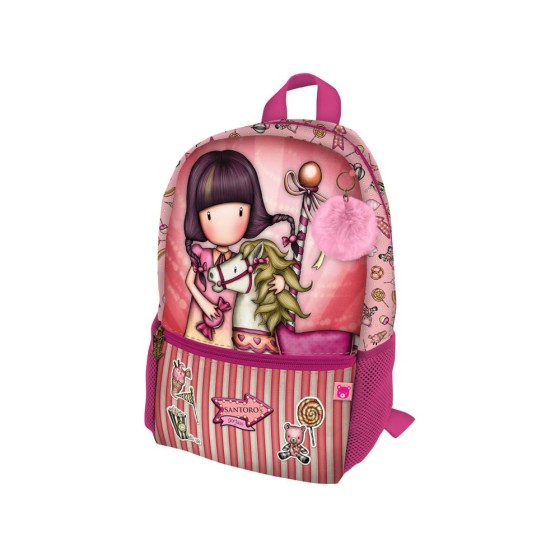 Mini Mochila Gorjuss Fairground Carousel 26 x 34 x 11,4 cm.