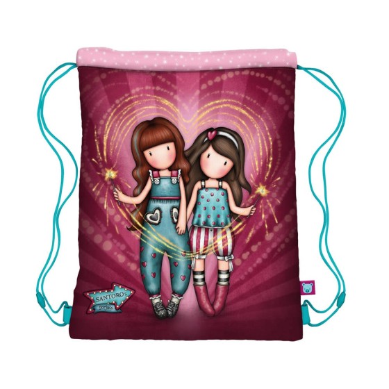 Saco Plano Gorjuss Fairground Fireworks 35 x 40 x 1 cm.