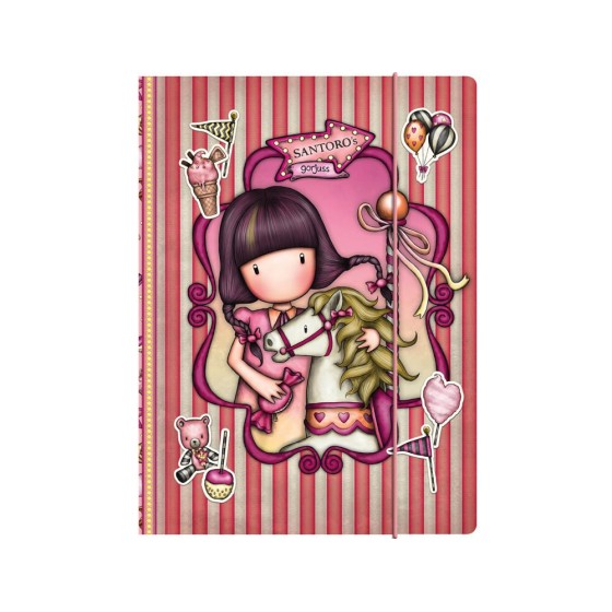 Carpeta Folio 3 Solapas Gorjuss Gorjuss Fairground Carousel 