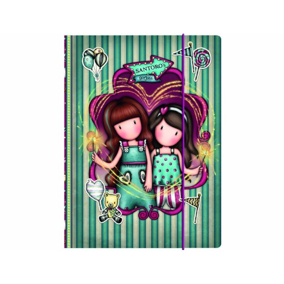 Carpeta Folio 3 Solapas Gorjuss Gorjuss Fairground Fireworks 