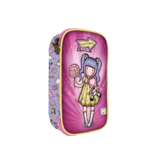 Plumier Desplegable 45 Piezas Gorjuss Fairground First Prize 12,5 x 22 x 6 cm.