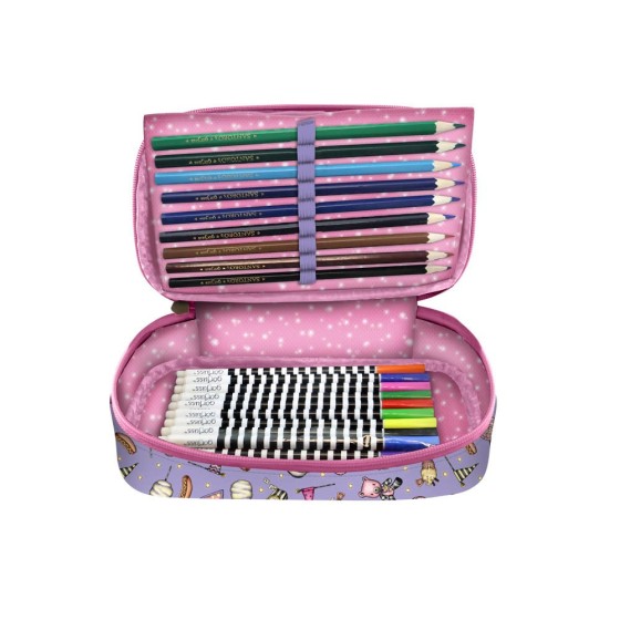 Plumier Desplegable 45 Piezas Gorjuss Fairground First Prize 12,5 x 22 x 6 cm.