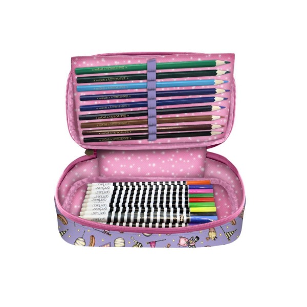 Plumier Desplegable 45 Piezas Gorjuss Fairground First Prize 12,5 x 22 x 6 cm.