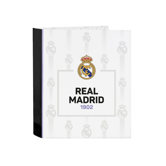 Carpeta Folio 4 Anillas 35 mm. Lomo Ancho Real Madrid 1ª Equip. 22/23 