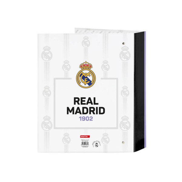 Carpeta Folio 4 Anillas 35 mm. Lomo Ancho Real Madrid 1ª Equip. 22/23 