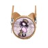 Mini Bandolera Redonda Gorjuss Purrrrrfect Love 13,5 x 5,5 x 13,5 cm.