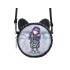 Mini Bandolera Redonda Gorjuss Smitten Kitten 13,5 x 5,5 x 13,5 cm.
