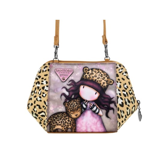 Bolsito Bandolera Gorjuss Purrrrrfect Love 26 x 15,5 x 9,5 cm.