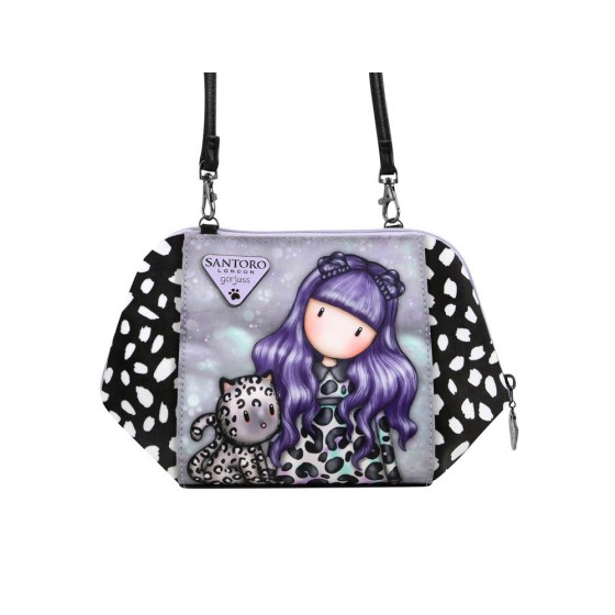 Bolsito Bandolera Gorjuss Smitten Kitten 26 x 15,5 x 9,5 cm.