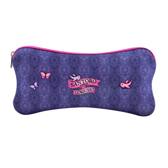 Portatodo Plano Neopreno Gorjuss Cheshire Cat 22 x 11,3 x 1 cm.