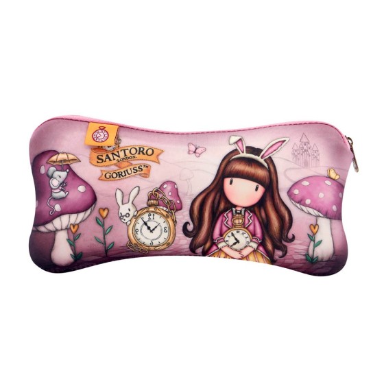 Portatodo Plano Neopreno Gorjuss Just One Second 22 x 11,3 x 1 cm.