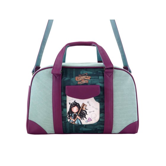 Bolso Fin De Semana Gorjuss Curiosity 50 x 31 x 23 cm.