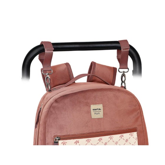 Mochila Accesorios Bebe Safta Accesorios Bebe Marsala 30 x 43 x 15 cm.