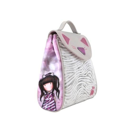 Mini Mochila Solapa Gorjuss Ruby Wild 23 x 11 x 27 cm.
