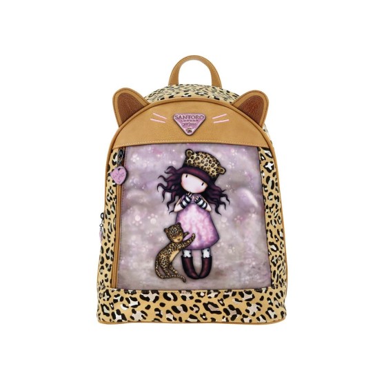 Mini Mochila Gorjuss Purrrrrfect Love 25,5 x 31 x 10 cm.
