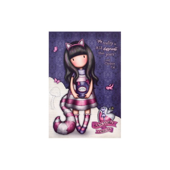 Set De Papeleria Gorjuss Cheshire Cat 