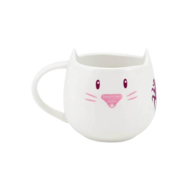 Set De Taza Y Posavasos Gorjuss Purrrrrfect Love 