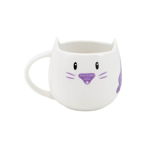 Set De Taza Y Posavasos Gorjuss Smitten Kitten 