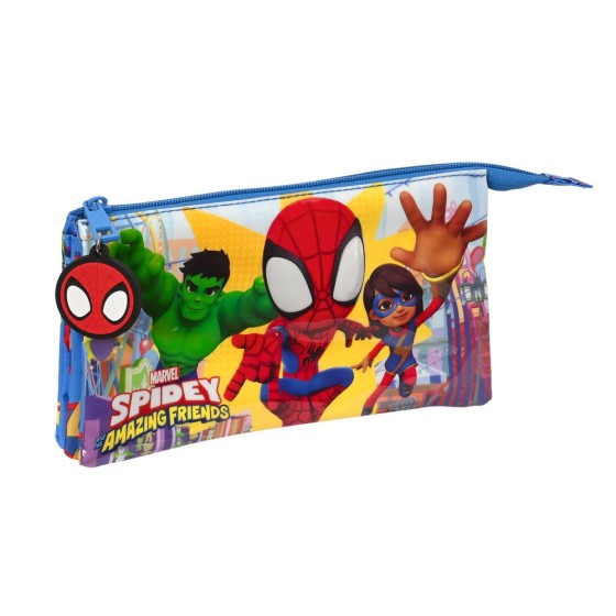 Portatodo Triple Spidey Team Up 22 x 12 x 3 cm.