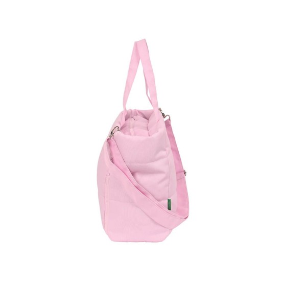 Bolso Con Bolsillo Para Portatil 14,1'' Benetton Pink 54 x 31 x 17 cm.