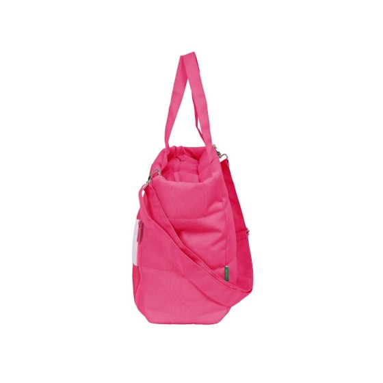 Bolso Con Bolsillo Para Portatil 14,1'' Benetton Raspberry 54 x 31 x 17 cm.