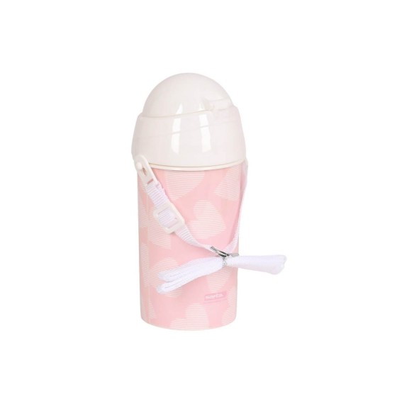 Botella 500Ml Apertura Autom. Con Pajita Safta Preescolar Love 