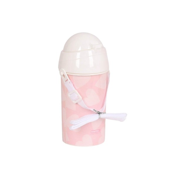 Botella 500Ml Apertura Autom. Con Pajita Safta Preescolar Love 