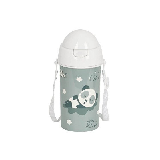 Botella 500Ml Apertura Autom. Con Pajita Safta Preescolar Dormilon 