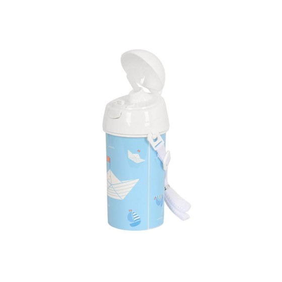 Botella 500Ml Apertura Autom. Con Pajita Safta Preescolar Ship 