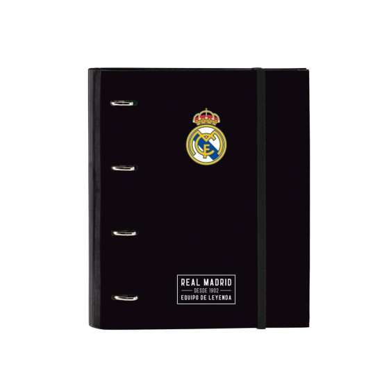 Carpeta Con Recambio 4 Anillas De 35 mm. A4 Real Madrid Corporativa 
