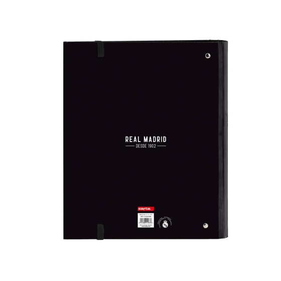 Carpeta Con Recambio 4 Anillas De 35 mm. A4 Real Madrid Corporativa 