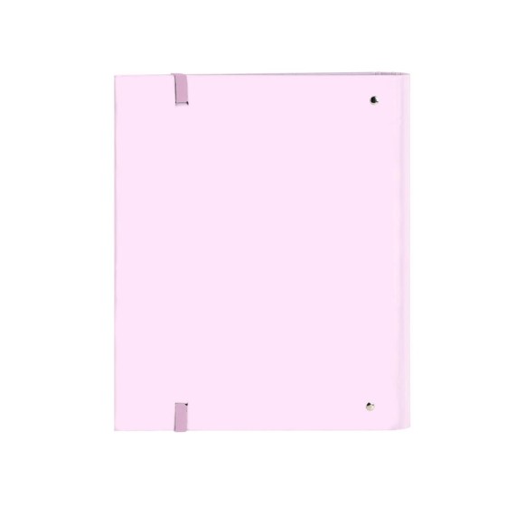 Carpeta Con Recambio 4 Anillas De 35 mm. A4 Safta Rosa 