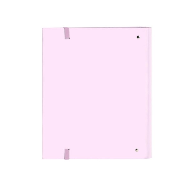 Carpeta Con Recambio 4 Anillas De 35 mm. A4 Safta Rosa 
