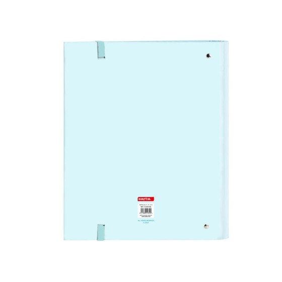 Carpeta Con Recambio 4 Anillas De 35 mm. A4 Safta Celeste 